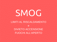 Smog in aumento, attivazione misure di emergenza