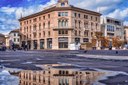 Riflessi in piazza XX Settembre