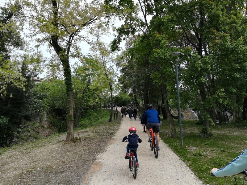 Aperta la nuova ciclabile dei parchi