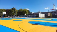 Nuovi campi da basket in via Tramontana