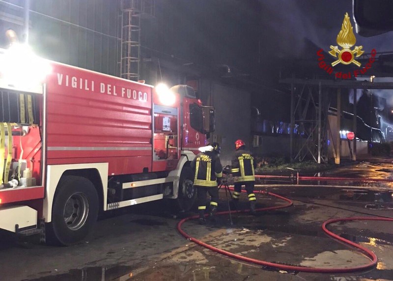 Incendio alla Snua di Aviano, info e aggiornamenti