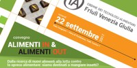 Convegno «Alimenti in e alimenti out», 