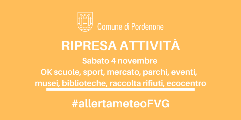 Graduale ripresa delle attività