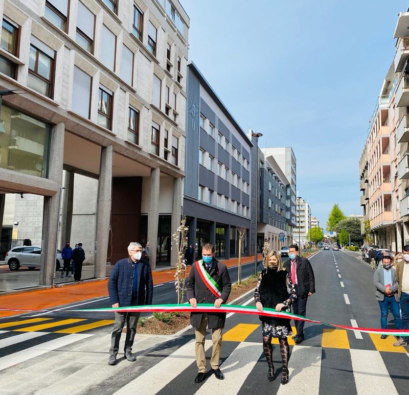 Inaugurato il nuovo viale Marconi