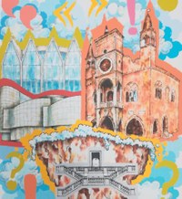 La storia di Pordenone illustrata dai ragazzi nei «murales digitali»