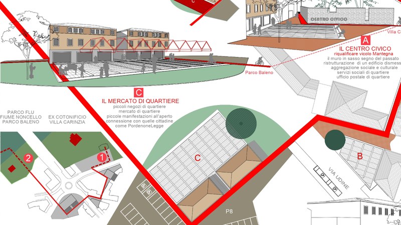 Lavori di rigenerazione urbana del quartiere di Borgomeduna