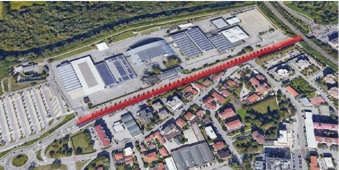 Nuova pista ciclabile di viale Treviso
