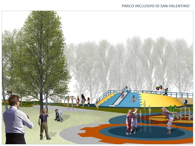 Parco San Valentino inclusivo, l’inaugurazione è domenica 13