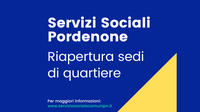 Riaprono gli sportelli nei quartieri
