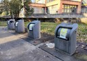 Rimozione di tre isole ecologiche interrate