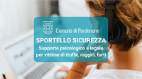 Sportello psicologico e legale di aiuto per le vittime di truffe, raggiri e furti