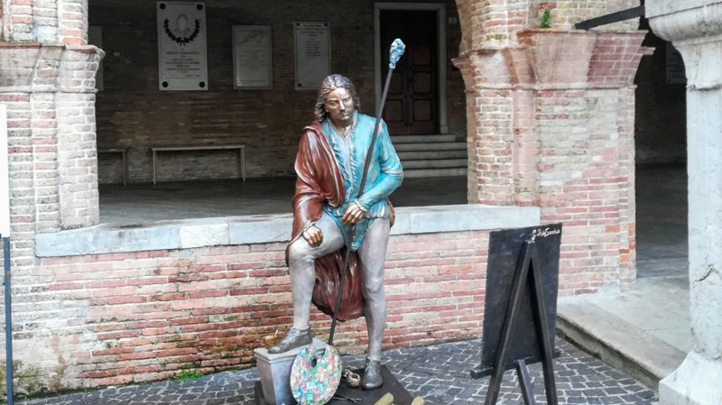 Statua di bronzo del “Pordenone”