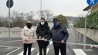 Via Vesalio, inaugurato il nuovo parcheggio