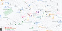 Viabilità nel quartiere di Rorai