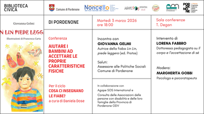 Conferenza "Aiutare i bambini ad accettare le proprie caratteristiche fisiche"