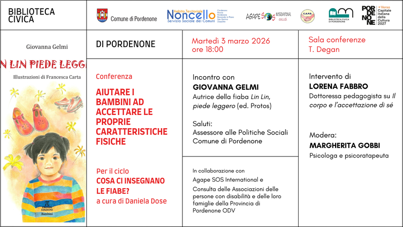 Conferenza "Aiutare i bambini ad accettare le proprie caratteristiche fisiche"