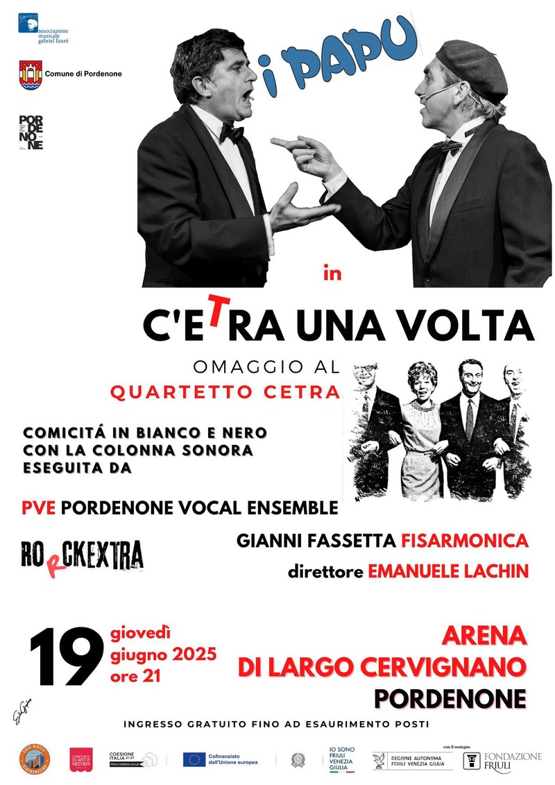 "C'etra una volta" - Concerto Arena Largo Cervignano