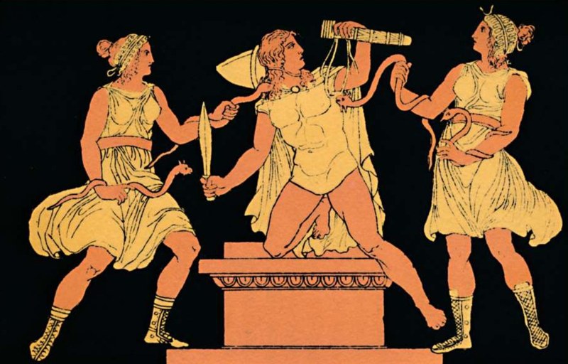 "Il primo matricidio" dall'Eumenidi di Eschilo
