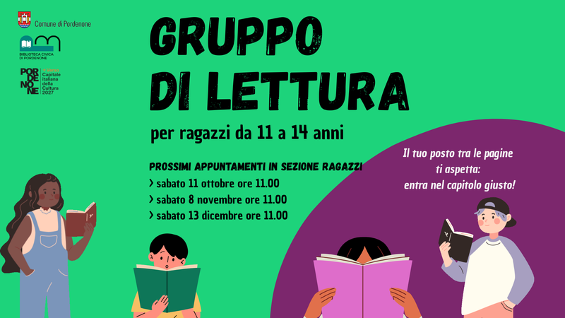 📖 Gruppo di lettura per ragazzi 11-14 anni