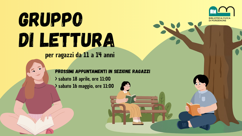 Gruppo di lettura per ragazze e ragazzi 11-14 anni