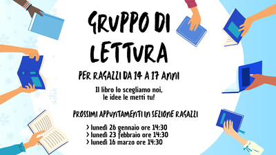 Gruppo di lettura per ragazzi 14-17 anni