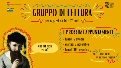 Gruppo di lettura per ragazzi 14-17 anni