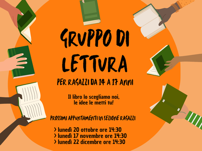 📚 Gruppo di lettura per ragazzi 14-17 anni