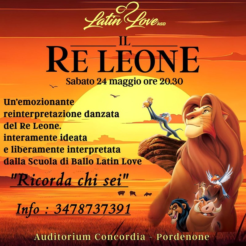 Il Re Leone - Un viaggio tra danza e magia Il Re Leone - Un viaggio tra danza e magia
