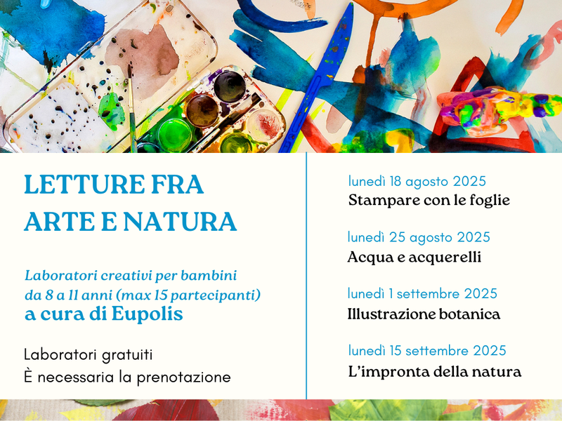 Laboratori per bambini "Letture fra arte e natura"