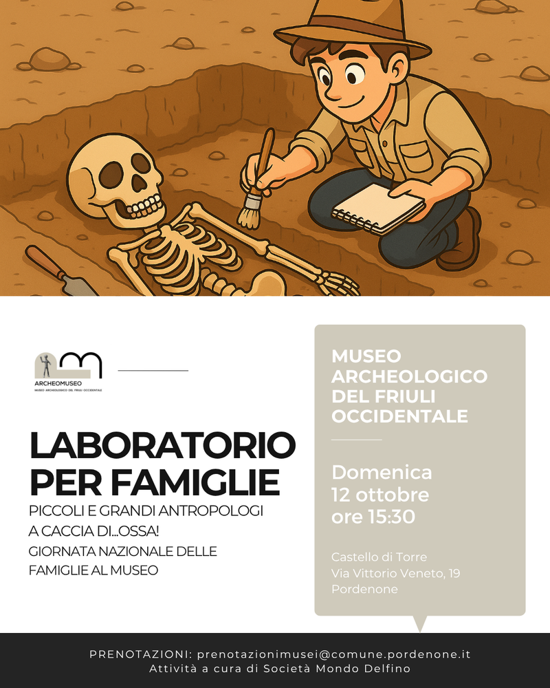 Laboratorio per famiglie al Museo Archeologico del Friuli Occidentale