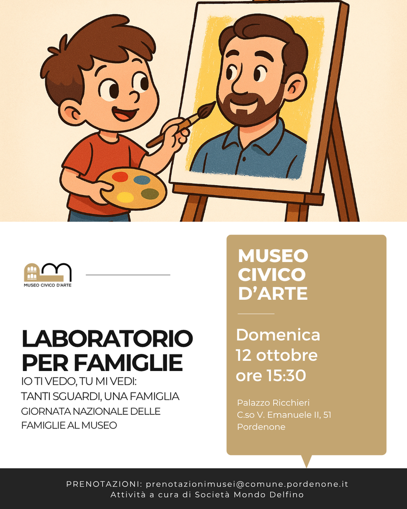 Laboratorio per famiglie al Museo d'Arte