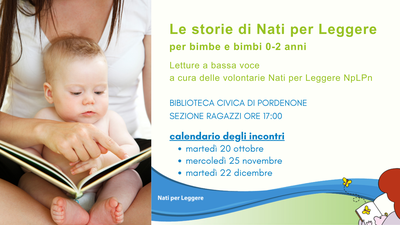 Le storie di Nati per Leggere per bimbe e bimbi 0-2 anni