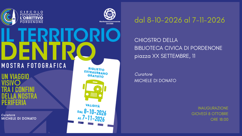Mostra fotografica "Il territorio, dentro"