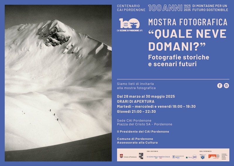 Mostra fotografica "Quale neve domani? Fotografie storiche e scenari futuri"