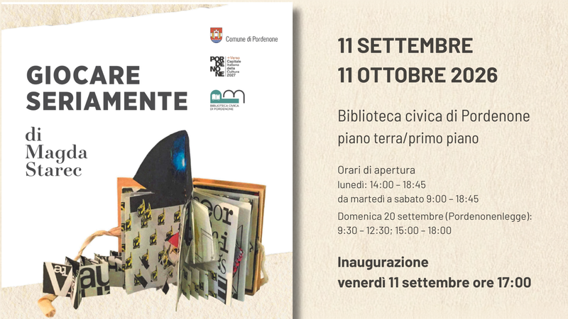 Mostra "Giocare seriamente"