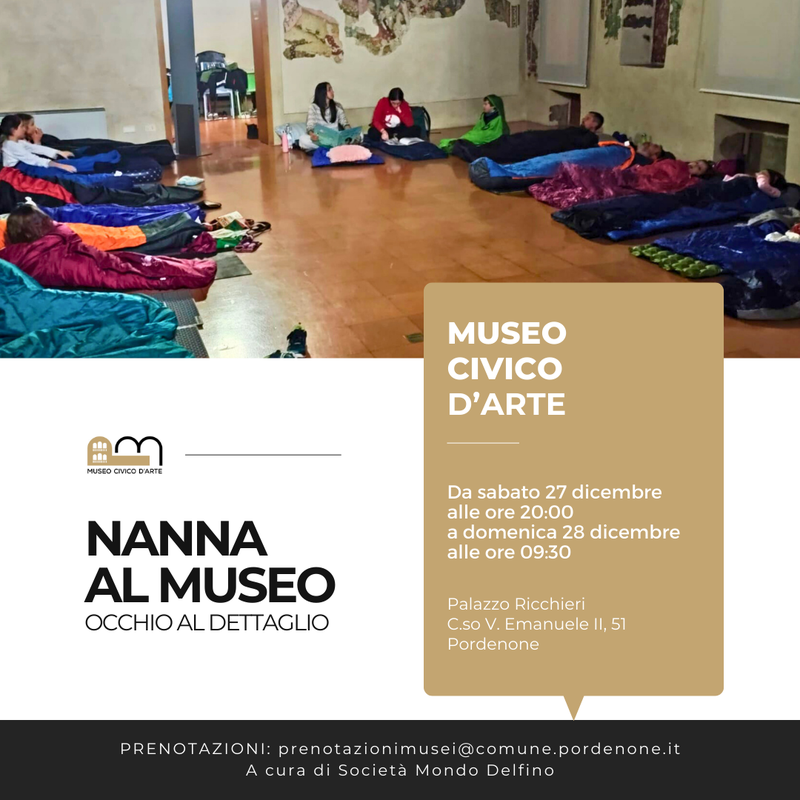 Museo Di Arte -  Nanna al Museo - attività per famiglie - 27 dicembre 2025 - Società Mondo Delfino Cooperativa Sociale - Musei.png
