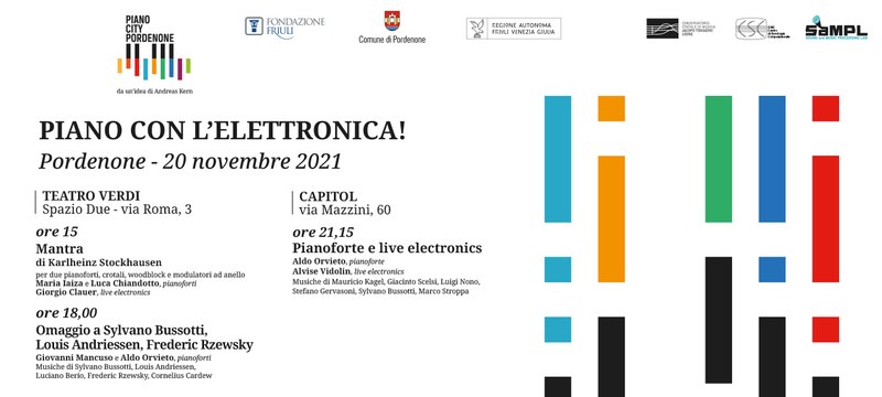Piano City Pordenone - Piano con l’elettronica! Piano City Pordenone - Piano con l’elettronica!
