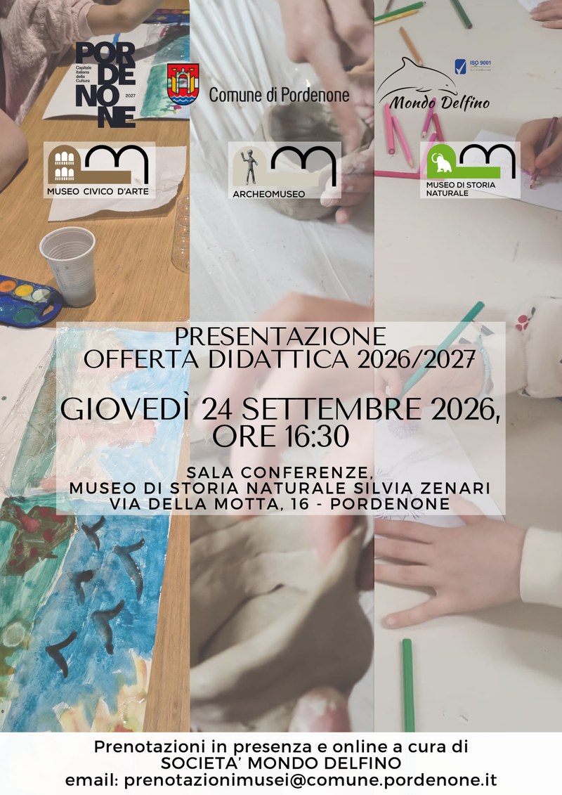 Presentazione delle attività didattiche musei civici