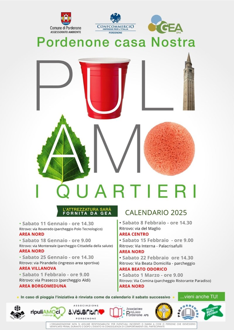 Puliamo i quartieri 2025