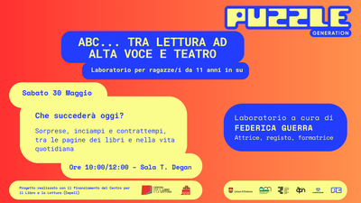 ABC... tra lettura ad alta voce e teatro. Che succederà oggi?