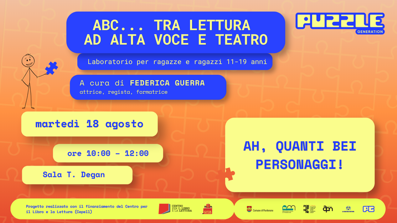 ABC... tra lettura ad alta voce e teatro. Ah, quanti bei personaggi!