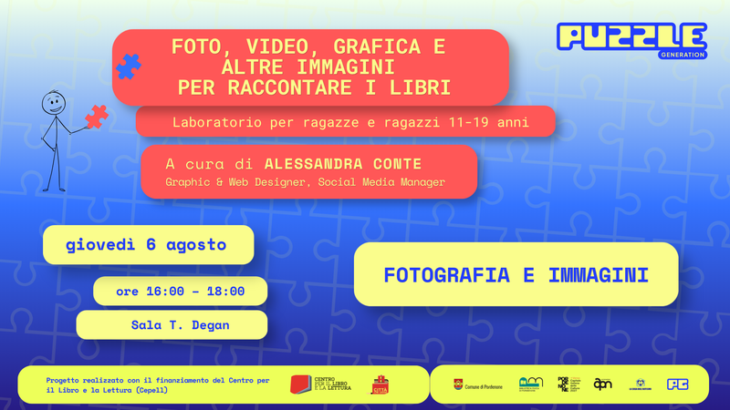 Foto, video, grafica e altre immagini per raccontare i libri. Fotografia e immagini
