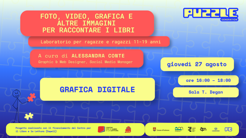 Foto, video, grafica e altre immagini per raccontare i libri. Grafica digitale