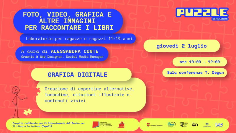 Foto, video, grafica e altre immagini per raccontare i libri. Grafica digitale