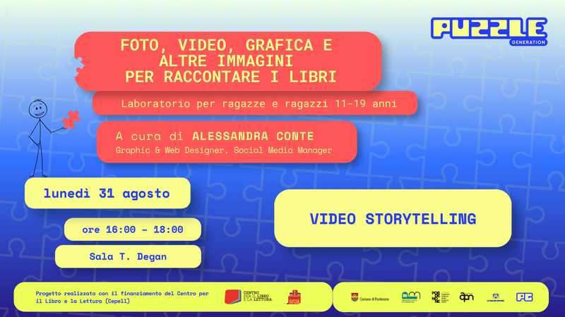 Foto, video, grafica e altre immagini per raccontare i libri. Video storytelling