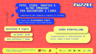 Foto, video, grafica e altre immagini per raccontare i libri. Video storytelling