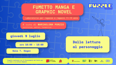 Fumetto, manga, graphic novel - Dalla lettura al personaggio