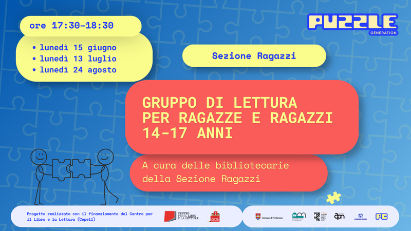 Gruppo di lettura per ragazzi 14-17 anni