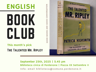 The Talented Mr. Ripley, by Patricia Highsmith