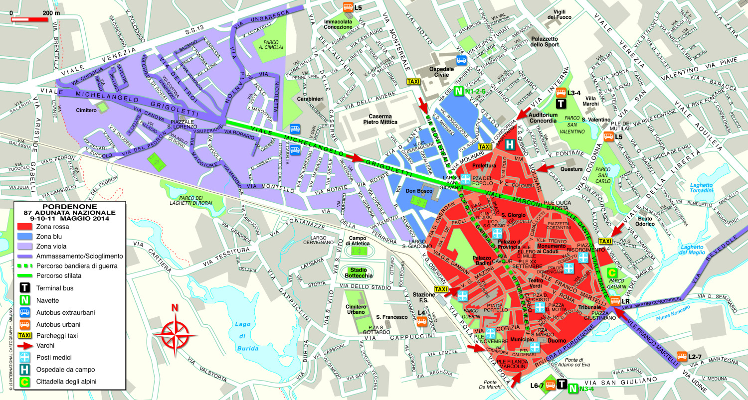 Mappa centro città